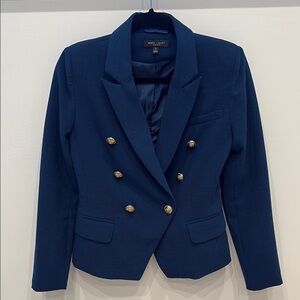 Navy Double-Breasted Women's Blazer